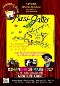 Musi Gatto. Le dimanche 19 mars 2017 à GRATENTOUR. Haute-Garonne.  16H00
